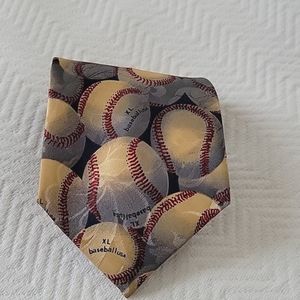 A. Rogers Novelty " Baseballs" Tie